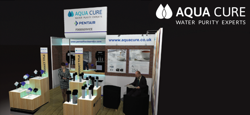 Aqua Cure European Coffee Expo Stand